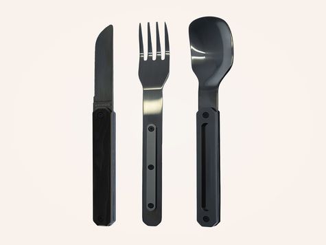 Straight Cutlery 12H34, Ebony wood