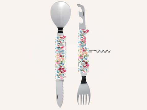 Multifunction Cutlery 13h25, Pastel flowers