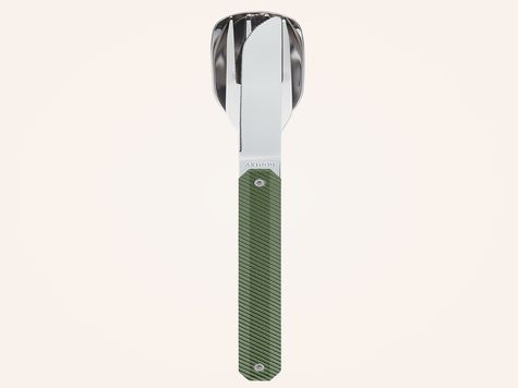 Straight Cutlery 12h34, Green khaki aluminum