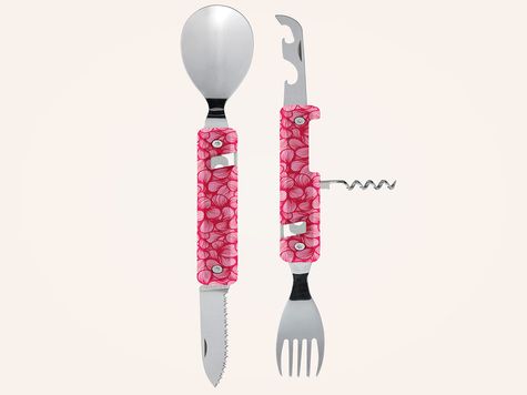 Multifunction Cutlery 13h25, Delicate pink