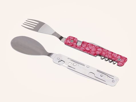 Multifunction Cutlery 13h25, Delicate pink