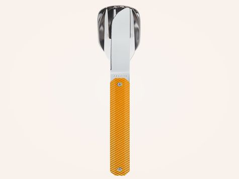 Straight Cutlery 12h34, Orange aluminum