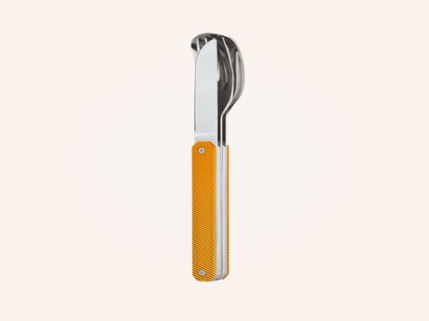 Straight Cutlery 12h34, Orange aluminum