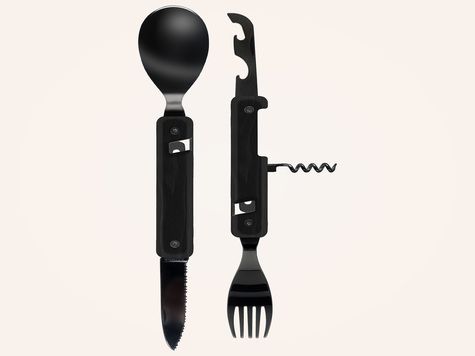 Multifunction Cutlery 13h25, Ebony wood