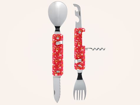 Multifunction Cutlery 13H25, Helianthemum Red