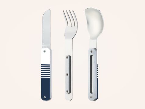 Straight Cutlery 12H34, Blue mariniere