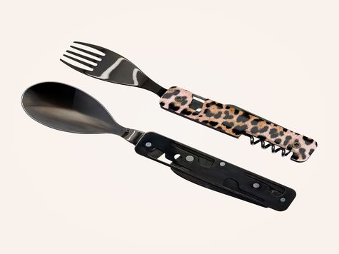 Multifunction Cutlery 13h25, Leopard